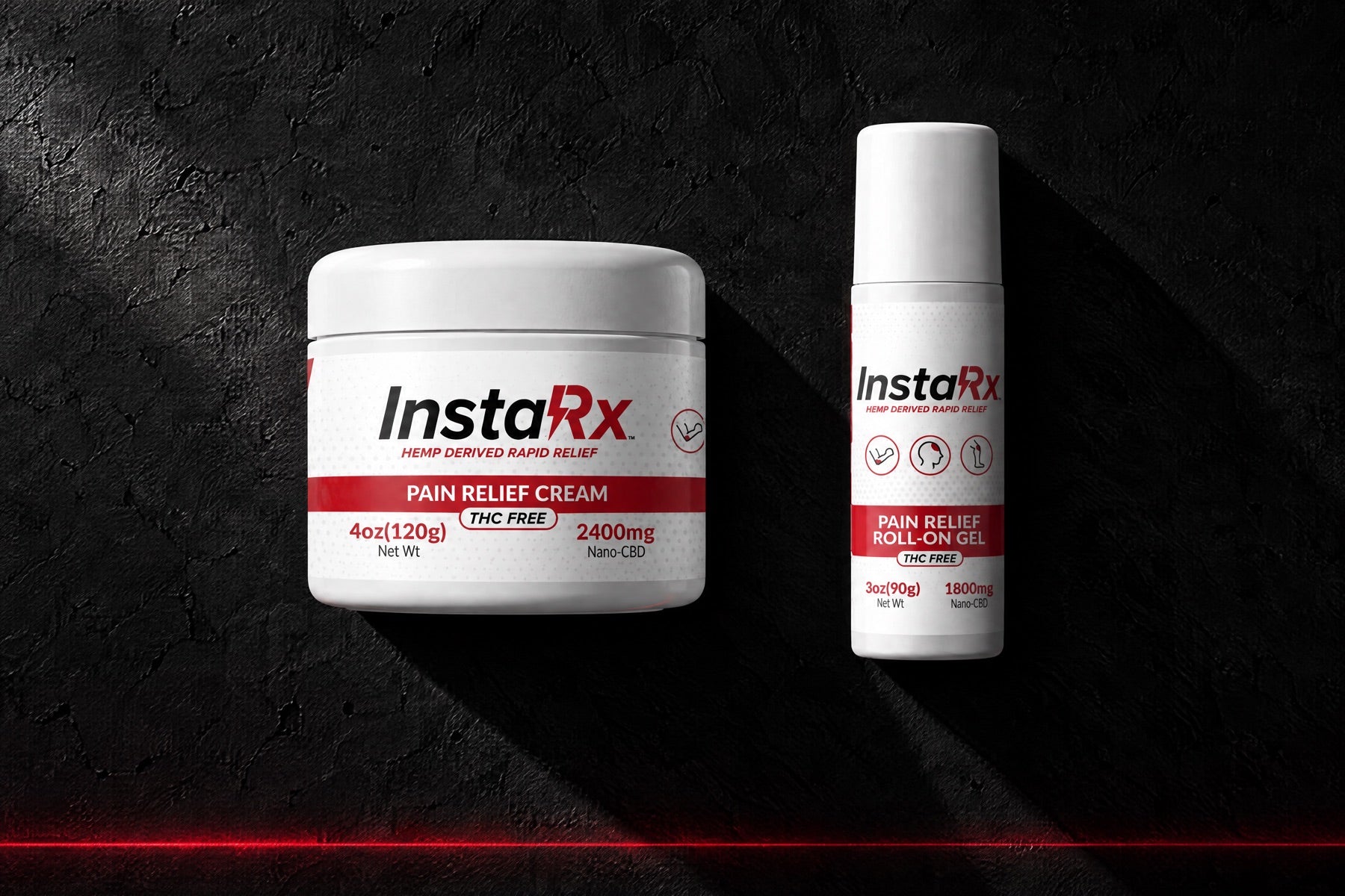 InstaRX CBD Relief Cream, 4 oz tub